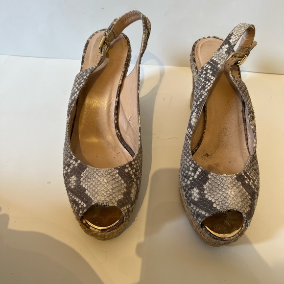 Stuart weitzman size 9 leopard print espadrilles wedge… - Picture 2 of 6